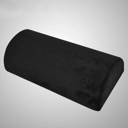 Half Moon Memory Foam Bolster Pillow — Non-Slip Elastic Cushion for Legs, Knees, Back & Head, Home, Office, Travel