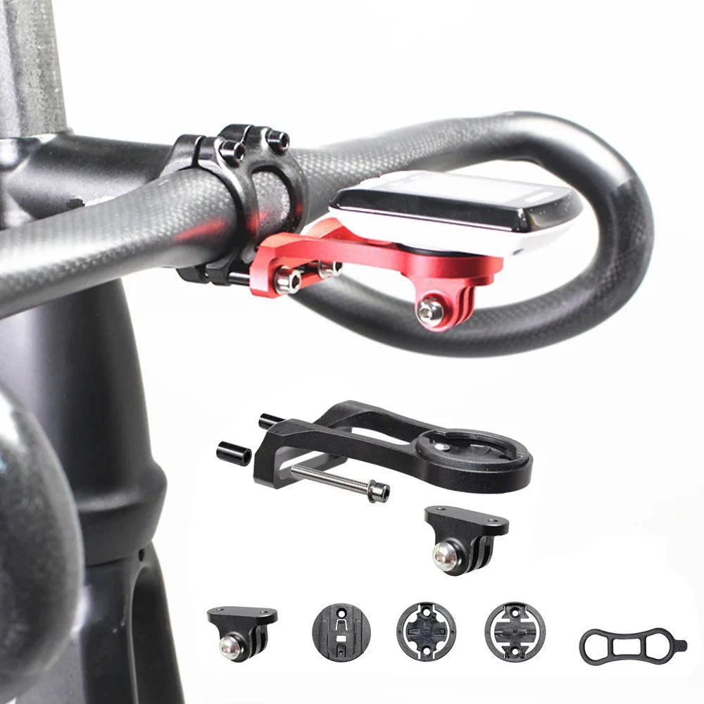 3-in-1 Bicycle Speedometer Stand – Aluminium Alloy MTB Handlebar Mount for GARMIN Edge GPS & GoPro