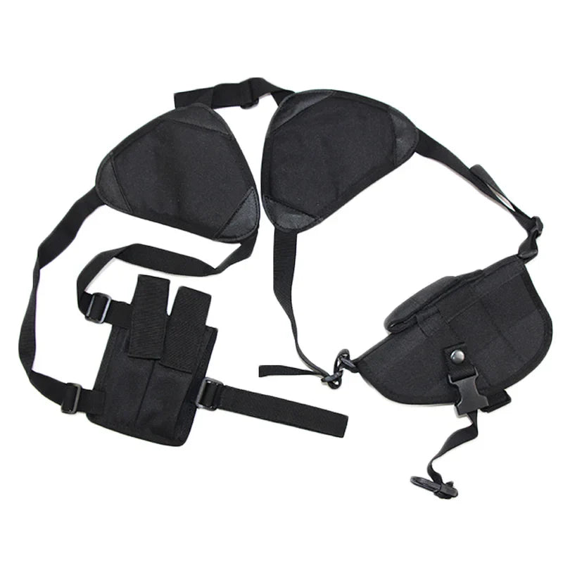 Concealed Carry Shoulder Holster - Adjustable Underarm Pistol Holster for Glock 17/19/22, Beretta M9, PX4, P226