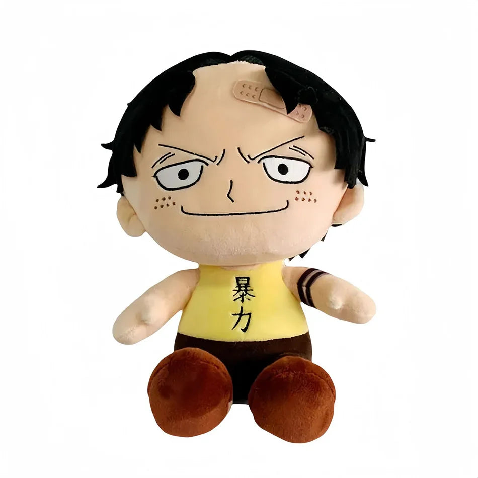 Japanese Anime One Piece Plush Toys — 25cm Luffy, Chopper, Ace & Roronoa Zoro Stuffed Dolls, Cute Cartoon Figure Kids Christmas Gift