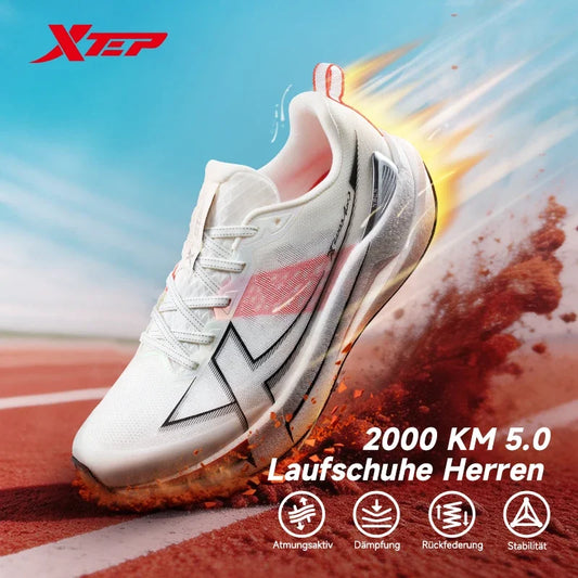 Xtep 2000km 5.0 Running Shoes - Lightweight Cushioned Sneakers for Jogging & Daily Training