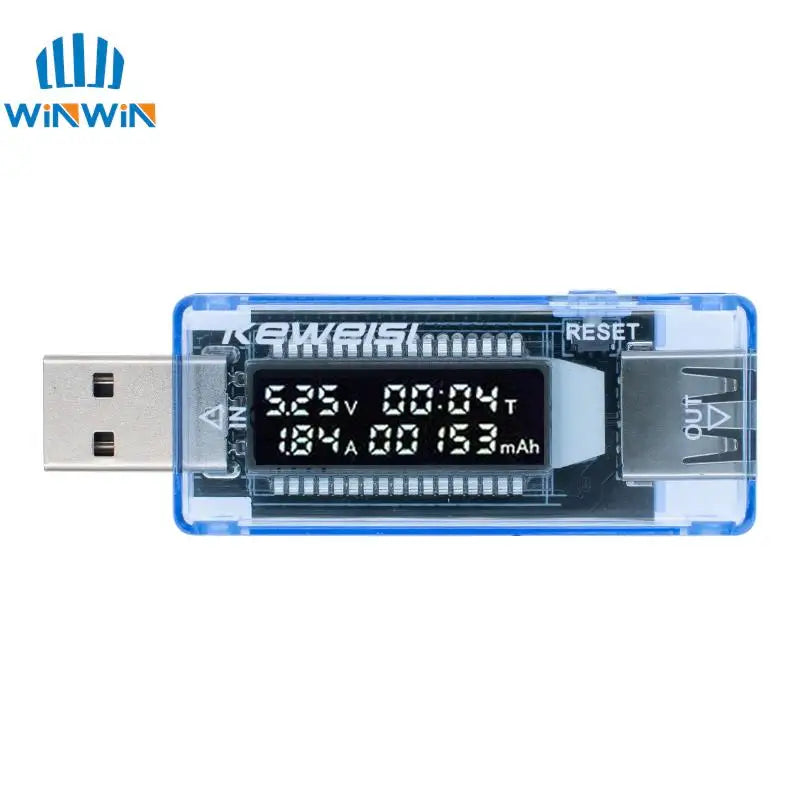 Voltage & Current Meter Tester – USB Battery and Power Bank Capacity Tester, Charger and Voltage Doctor Meter