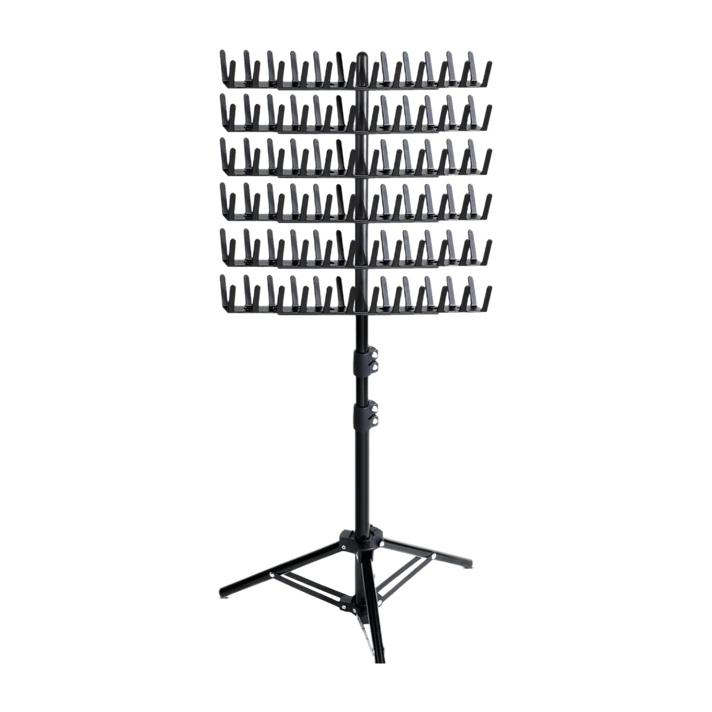 Hair Braiding Rack | 2-Sided Adjustable Height Braid & Hair Extension Holder for Salon & Home Use