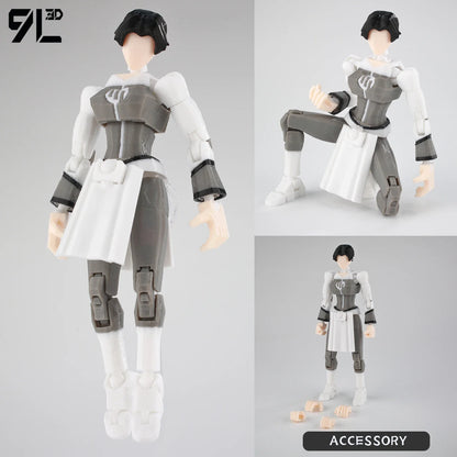 9L 3D Printed Invincible Tech Jacker T13 Lucky13 Action Figure – Multi-Jointed Motorcycle Collectible Model Toy Titan13