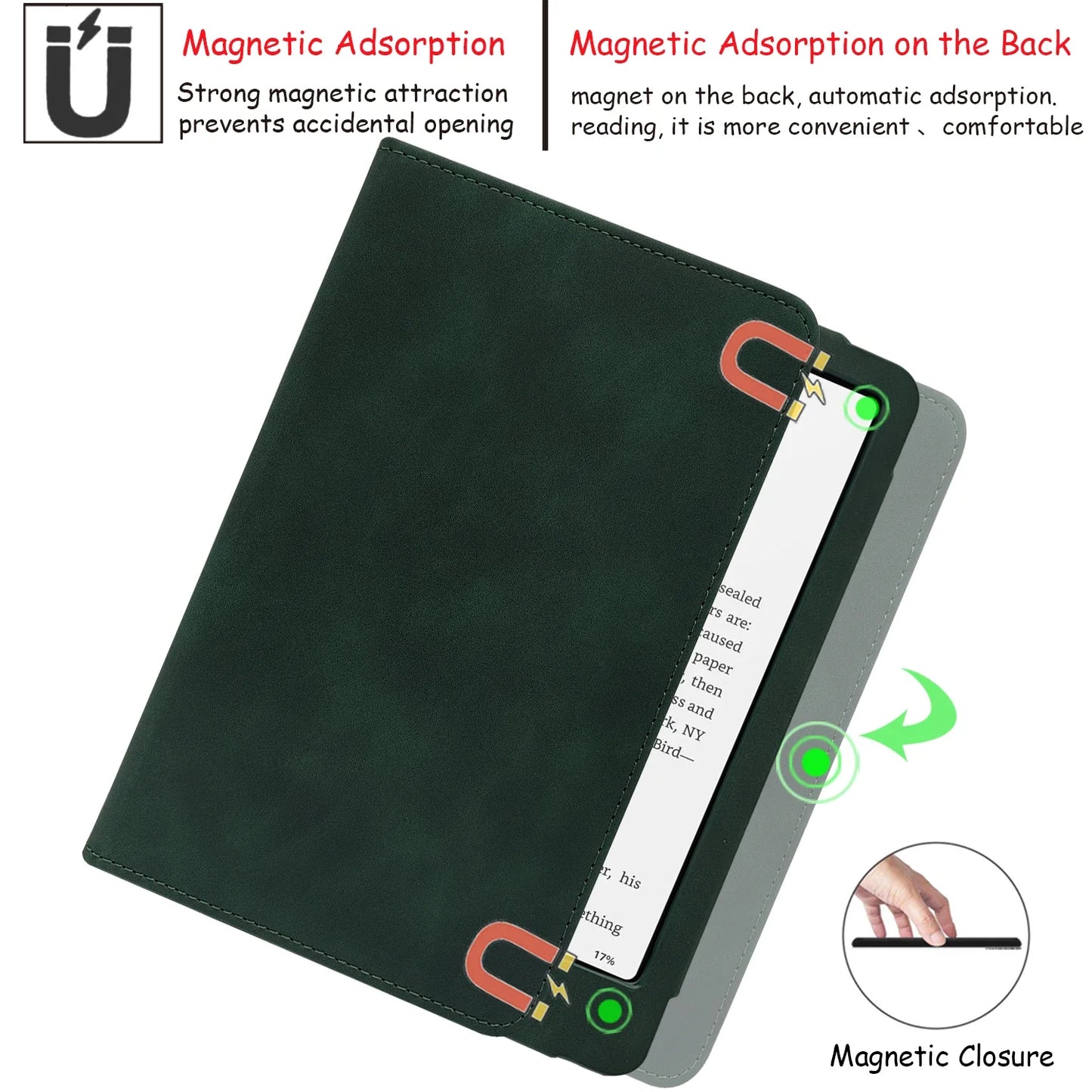 2024 All-New Kindle Paperwhite 12th Gen 7" Case - Signature Edition Cover with Auto Sleep/Wake, Double Hand Strap and Stand