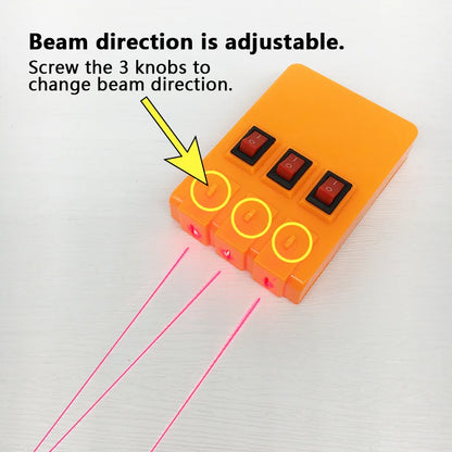 Geometric Optics Experiment Kit – Convex & Concave Lens Light Refraction Reflection Physics Set for Kids Science Learning