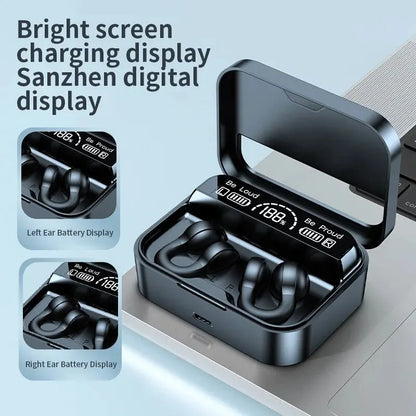 X60 Wireless Bluetooth Earphones – Sport Headset with Charging Bin, Touch Control, and 5.3 Connectivity