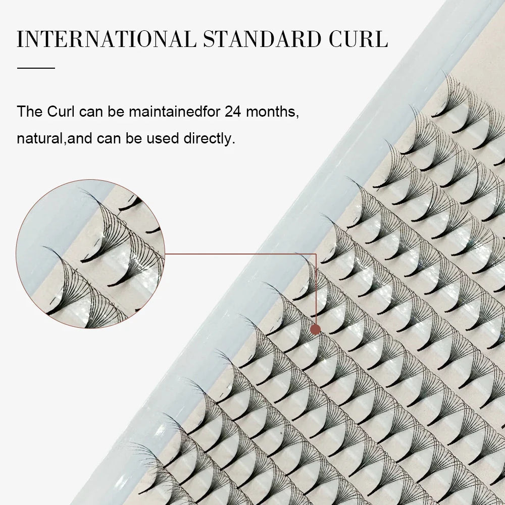 TBestt 5D/6D/8D/10D Premade Volume Lash Fans – Soft Silk Eyelash Extensions