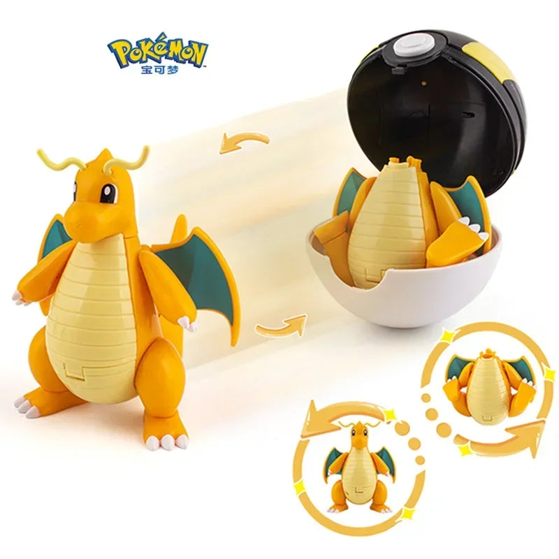 Original Pokémon Elf Ball Toys — Pocket Monsters Figures including Pikachu, Gengar, Dragonite & More