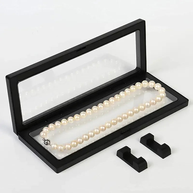 Dustproof 3D Floating Frame Display Box – Anti-Oxidation Jewelry, Coin & Keepsake Case