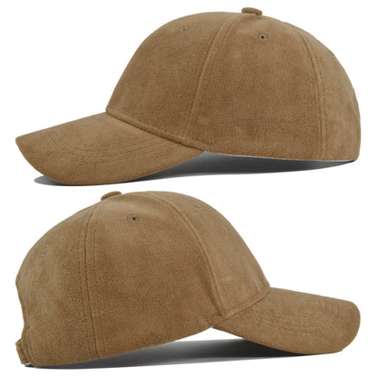 Elevate Your Style: Fashion Suede Baseball Cap - Retro Snapback Hip Hop Hat for Men and Women, Adjustable Sun Visor for Street Style