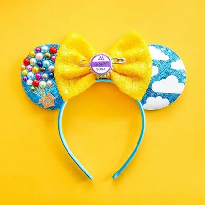 Toy Story Character Headbands - Sequin Bow, Woody, Buzz Lightyear & Alien Hair Accessories for Girls