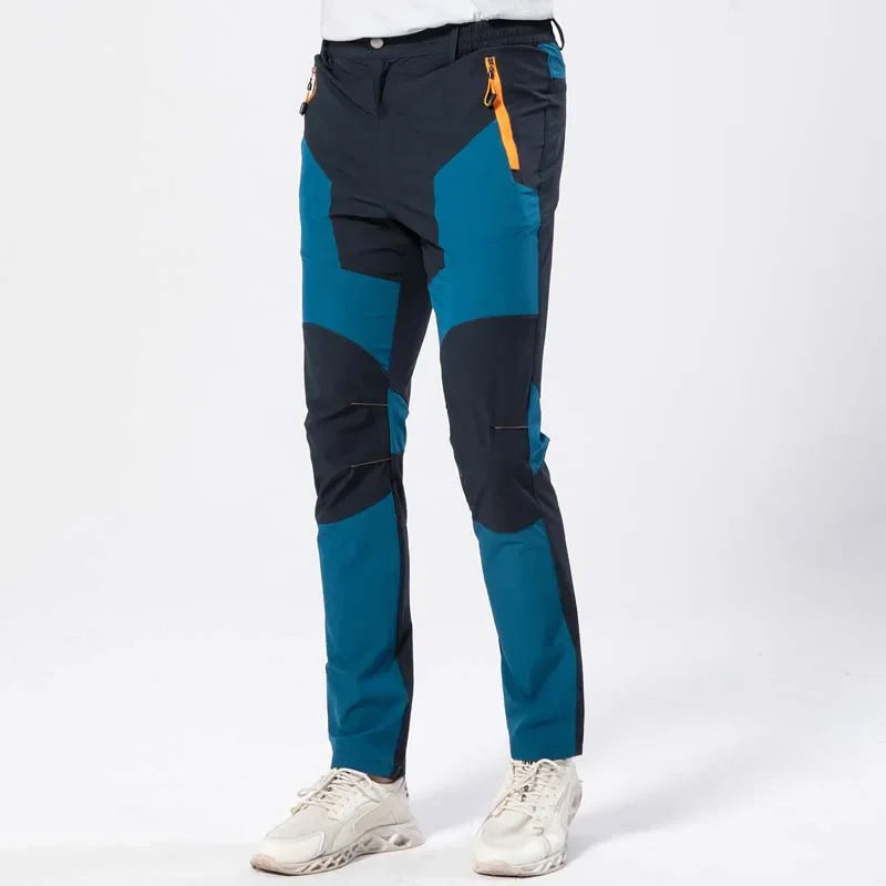 Men’s Elastic Hiking Pants – Quick-Dry, Windproof, Waterproof, Breathable Outdoor Trekking & Climbing Pants