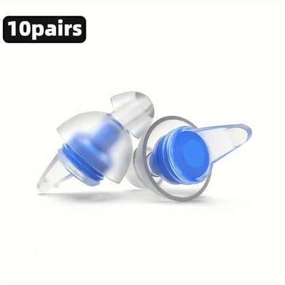 High Fidelity Concert Earplugs - Reusable Hypoallergenic Hearing Protection for Musicians & Events