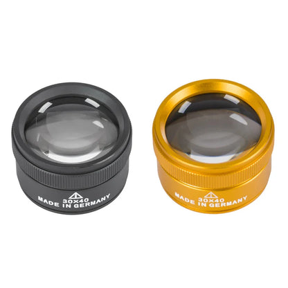 30x Metal Magnifier Loop – Jewelry Identification & Repair Microscope for Circuit Boards & Watches