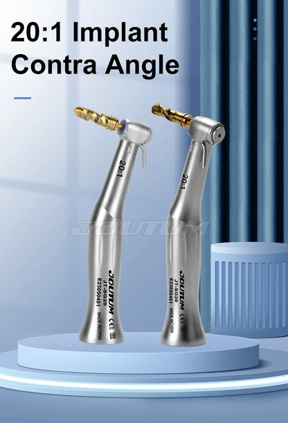 Dental 20:1 Implant Contra Angle Handpiece – Slow Speed for E-Type Micromotor, Compatible with Dental Implants