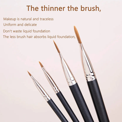 Ultra Thin Foundation Brush – Lightweight Flat Contour Brush for Blending Foundation, Cream, and Makeup
