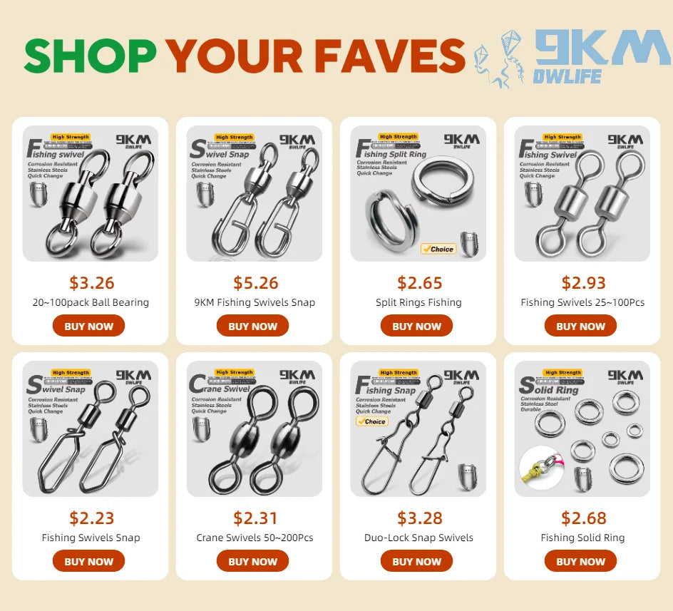 20-100 Pack Ball Bearing Fishing Swivels – Stainless Steel Solid Ring Connector for Freshwater & Saltwater Trolling, Bait & Lure