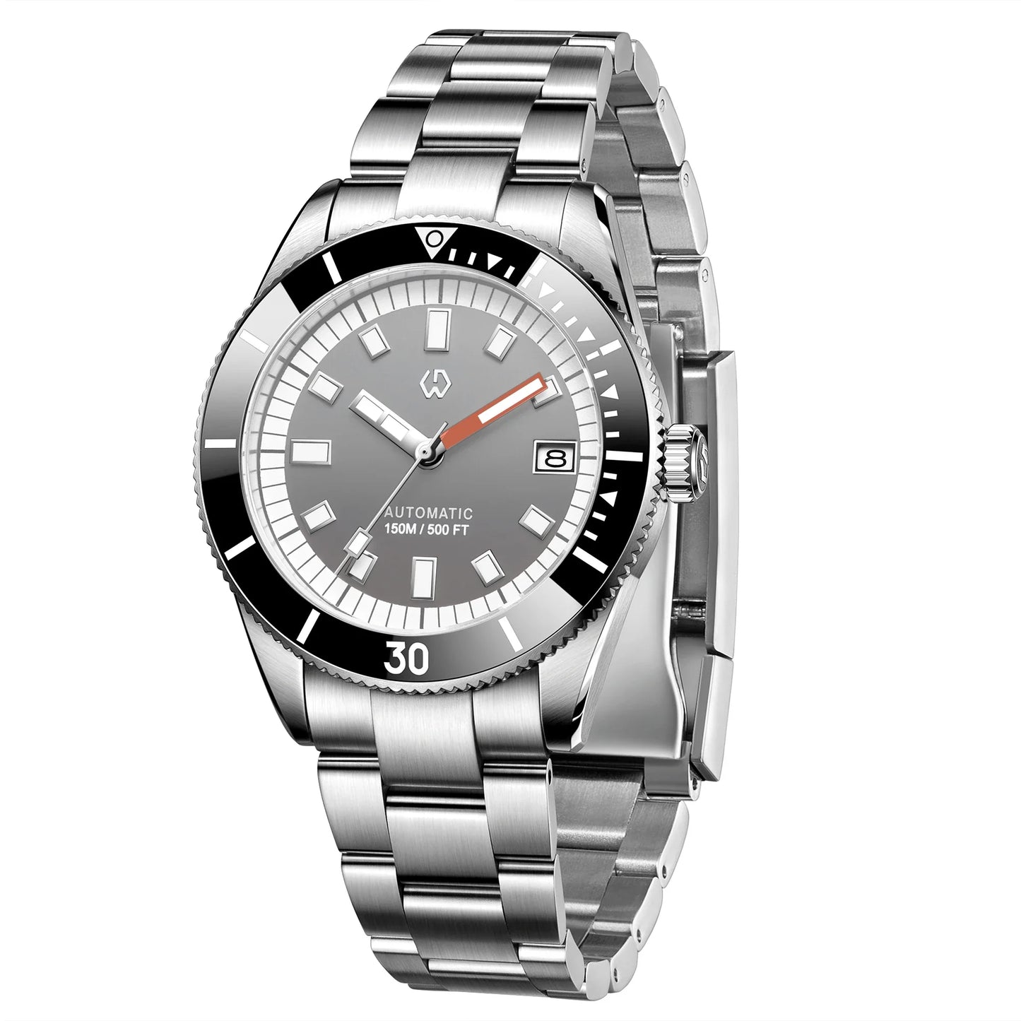 Men’s Automatic Mechanical Watch – Super Luminous Bezel, Japan NH35 Movement, 150M Waterproof Diving Watch