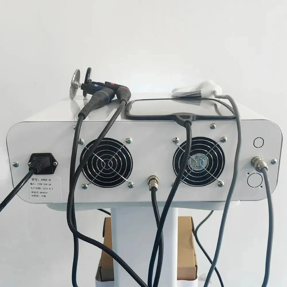448kHz Tecar CET RET JDM Therapy Machine — Pain Relief, Body Shaping & Fat Reduction Diathermy Device