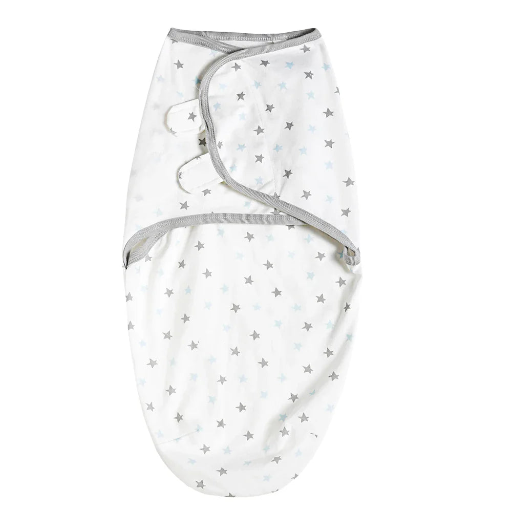 100% Cotton Newborn Swaddle Sleep Sack – Thick Infant Baby Wrap Cocoon Diaper Bag (INSULAR Summer)