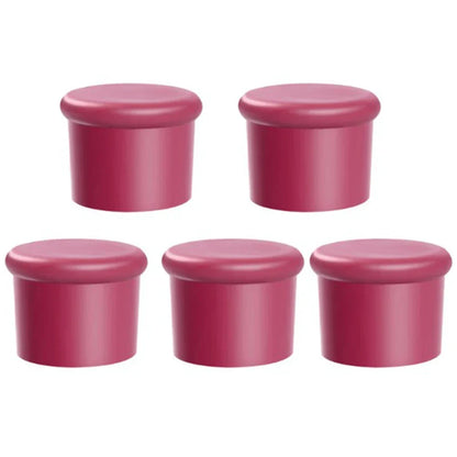 1/5pcs Reusable Silicone Wine Stoppers - Durable Corks for Wine, Beer, Champagne, and Beverage Bottles - Bar Accessories