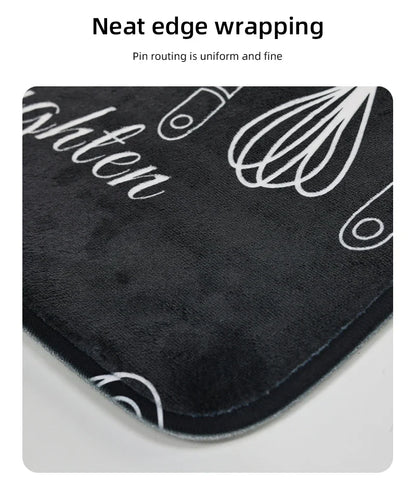 Multi-Purpose Sponge Water Absorption Mat — Anti-Skid, Moisture-Absorbing, Machine-Washable Carpet for Kitchen & Bathroom