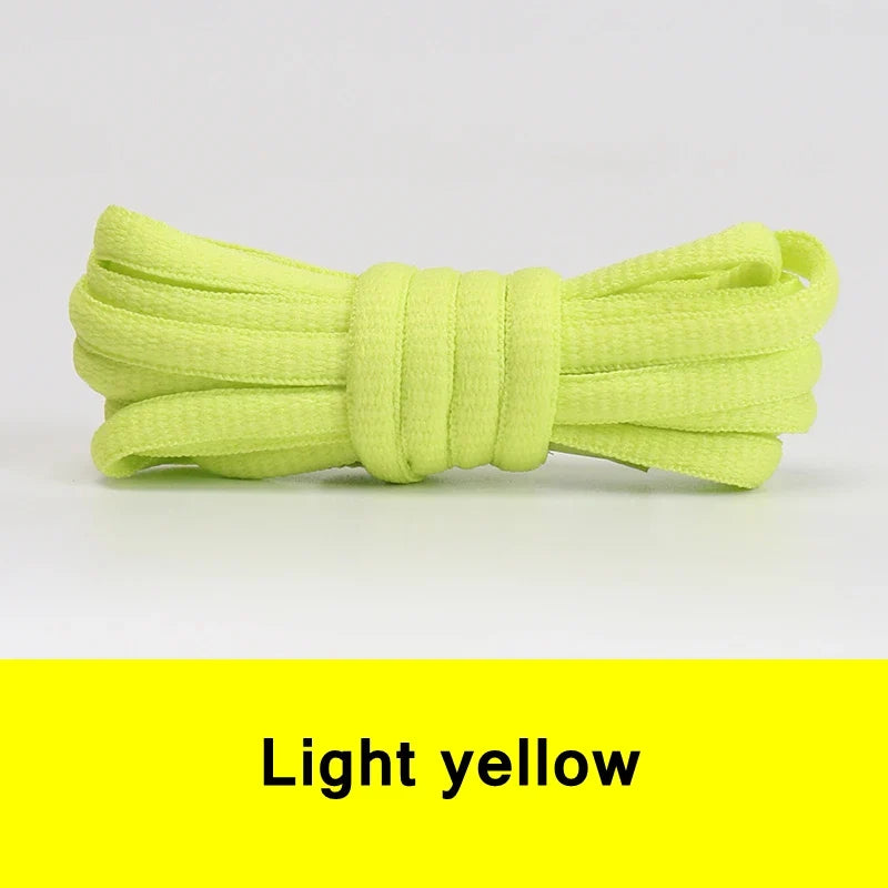 Oval & Semicircle Sneakers Shoe Laces – Classic Woven Round Shoelaces for Adult Unisex Casual & Sports Shoes