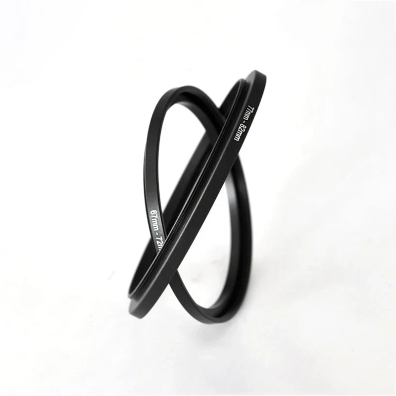 9/18 Pcs Camera Lens Filter Step Up & Down Adapter Rings — Metal Filter Mount Kit for DSLR 37-82mm & 82-37mm