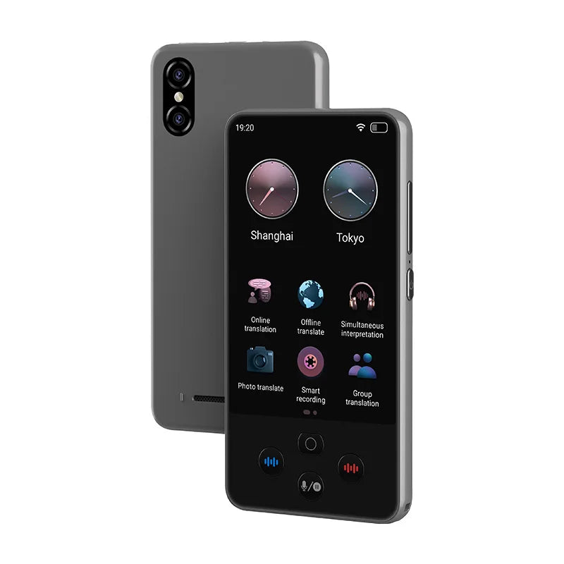 S85 Pro Language Translator Device – 4” Screen, 138 Languages, Offline Voice & Video Translation, 8GB Storage, 2000mAh Battery