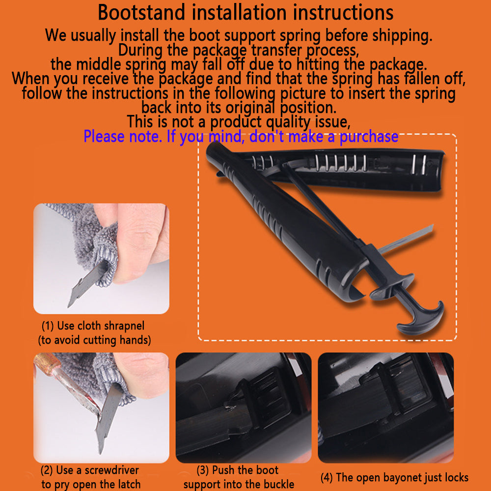 Boots Stand Holder with Handle – Anti-Crease Boot Shaper & Toe Support for Women’s Long Boots