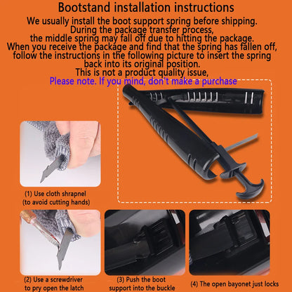 Boots Stand Holder with Handle – Anti-Crease Boot Shaper & Toe Support for Women’s Long Boots