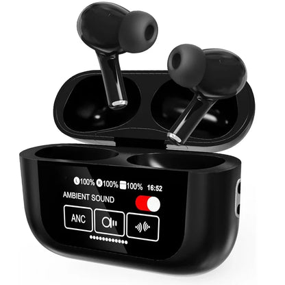 UYUXIO Real-Time Translation Earbuds – AI Language Translator TWS Earphone with 144 Languages, 8 Offline Modes & ENC Noise Cancelling for Travel