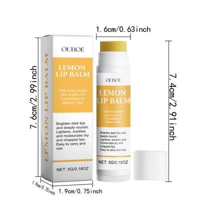Lip Lightening Balm – Melanin Removing Gloss for Exfoliating and Moisturizing