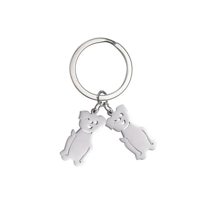 Personalized Kids & Family Keychain – Custom Name Key Chain for Mother’s Day, Couples, Boys, Girls, Pets, Mom, Dad, Baby Gift