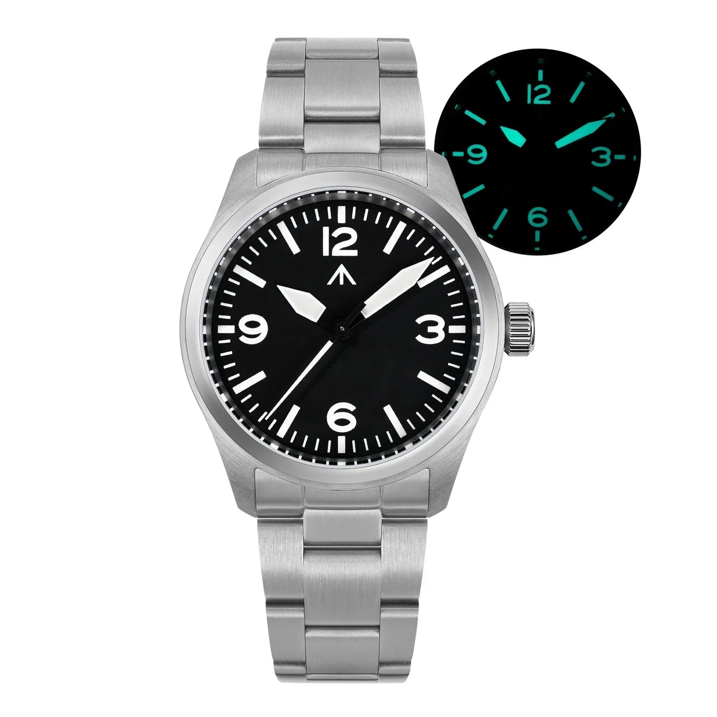 Militado ML08 Vintage Quartz Watch – VH31 Movement, Sapphire Crystal, 10Bar Waterproof, BGW9 Luminous Stainless Steel Men’s Watch
