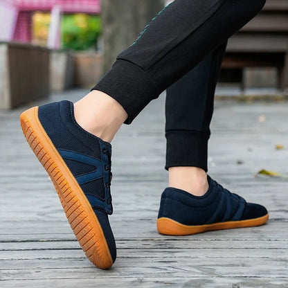 Men's Wide Fit Barefoot Sneakers – Minimalist Zero Drop Cross Trainers with Wide Toe Box for Relaxed, Natural Movement