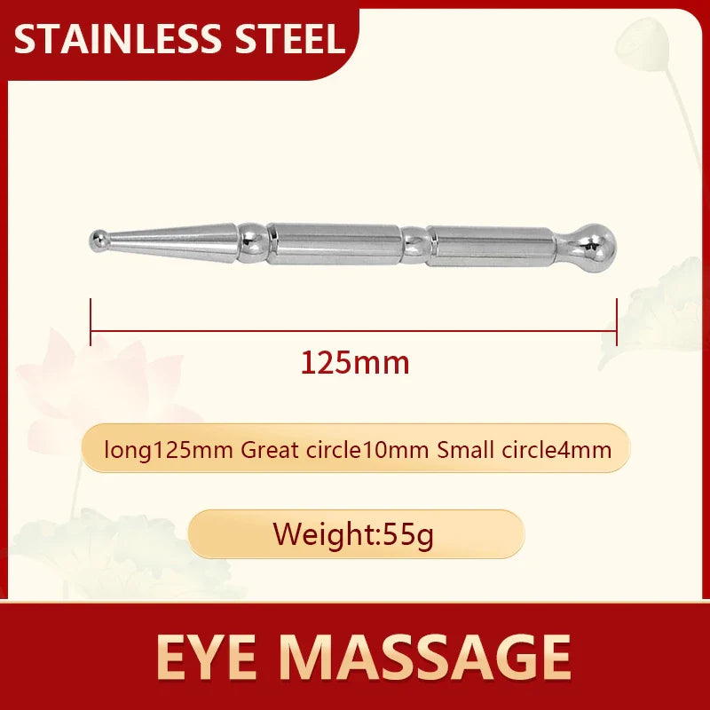 Copper Gua Sha Stick & Metal Massage Tools | Facial, Foot & Ear Point Probe for Beauty & Relaxation