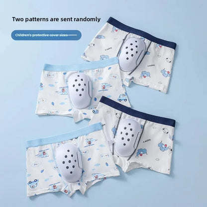 Post-Surgery Protective Underwear - Soft Cotton Anti-Friction Support Briefs for Children & Adults