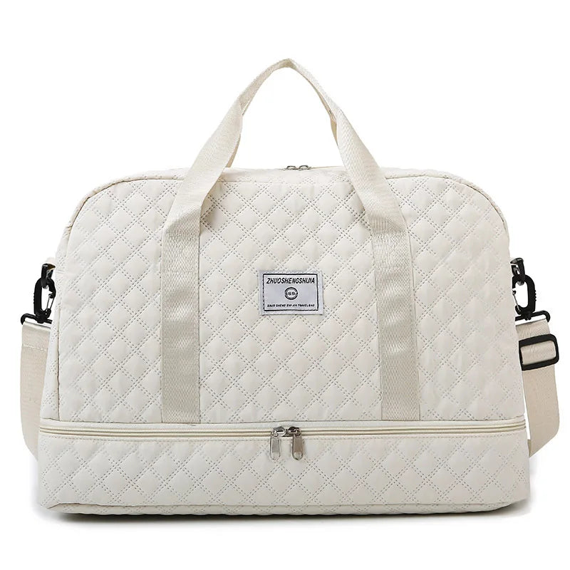 Short Trip Travel Bag – Large Capacity Waterproof Handbag with Dry & Wet Separation for Men & Women