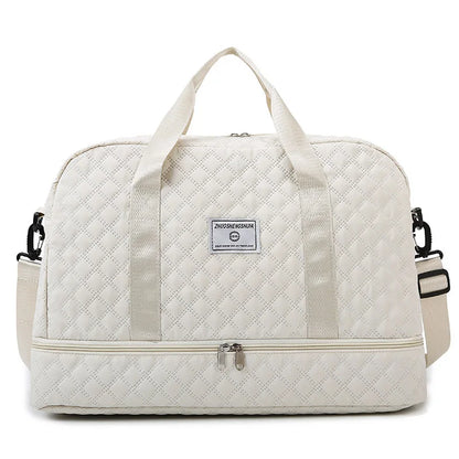 Short Trip Travel Bag – Large Capacity Waterproof Handbag with Dry & Wet Separation for Men & Women