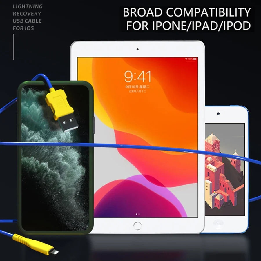 MECHANIC iData Lightning USB Cable – Data Recovery & Charging for iPhone, iPad, iPod