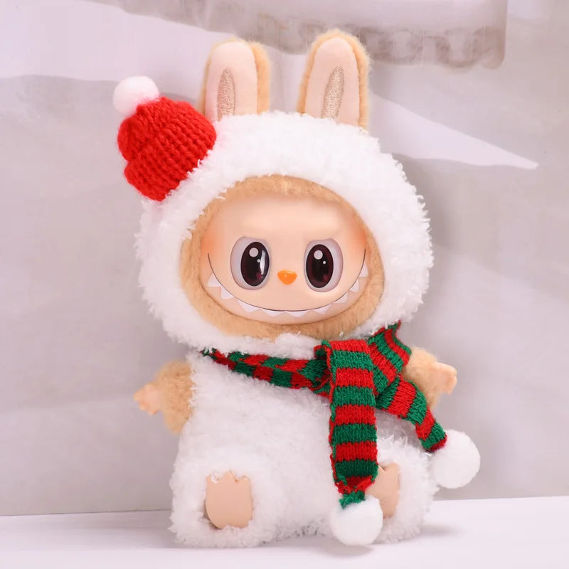 New Hot 2.0 Labubu Doll Outfit — Have A Seat Series Macaron The Monsters Vinyl Doll Clothes & Cap Accessories