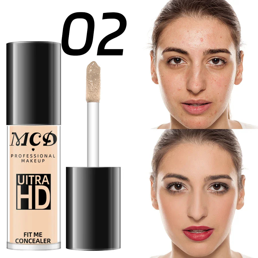 9-Color Matte Foundation Cream – Waterproof, Moisturizing Liquid Concealer for Full Coverage Professional Face Makeup