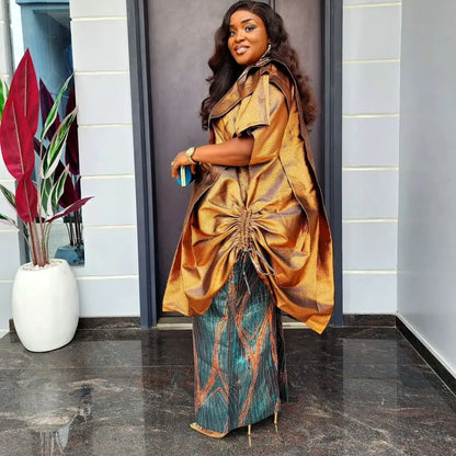African Women's 2-Piece Outfits - Dashiki Ankara Tops & Skirts for Wedding, Party & Plus Size Fashion