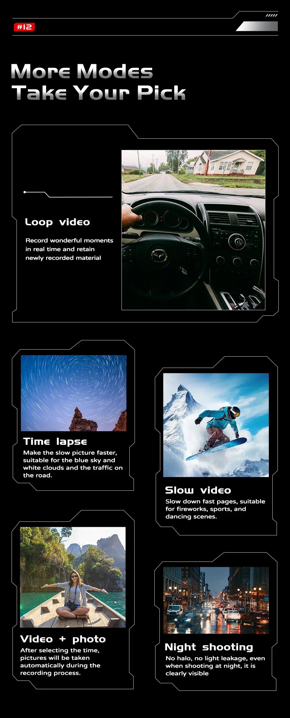 SJCAM SJ11 Active 4K Action Camera – 2.33" Touch Screen, Waterproof, 5G WiFi, Active HDR Sport Camera
