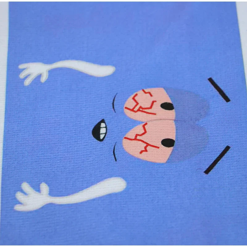 Cartoon Expression Soft Towel | Quick-Drying, Double-Sided Velvet Absorbent Bath & Face Towel for Children