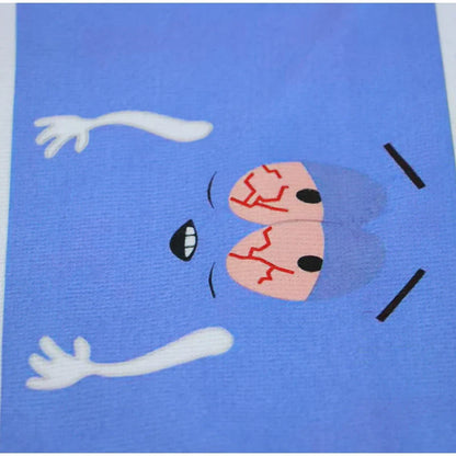 Cartoon Expression Soft Towel | Quick-Drying, Double-Sided Velvet Absorbent Bath & Face Towel for Children