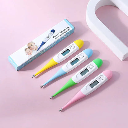 Digital Soft Tip Thermometer for Babies & Adults – Fast Electronic Temperature Monitor for Mouth, Armpit & Home Use