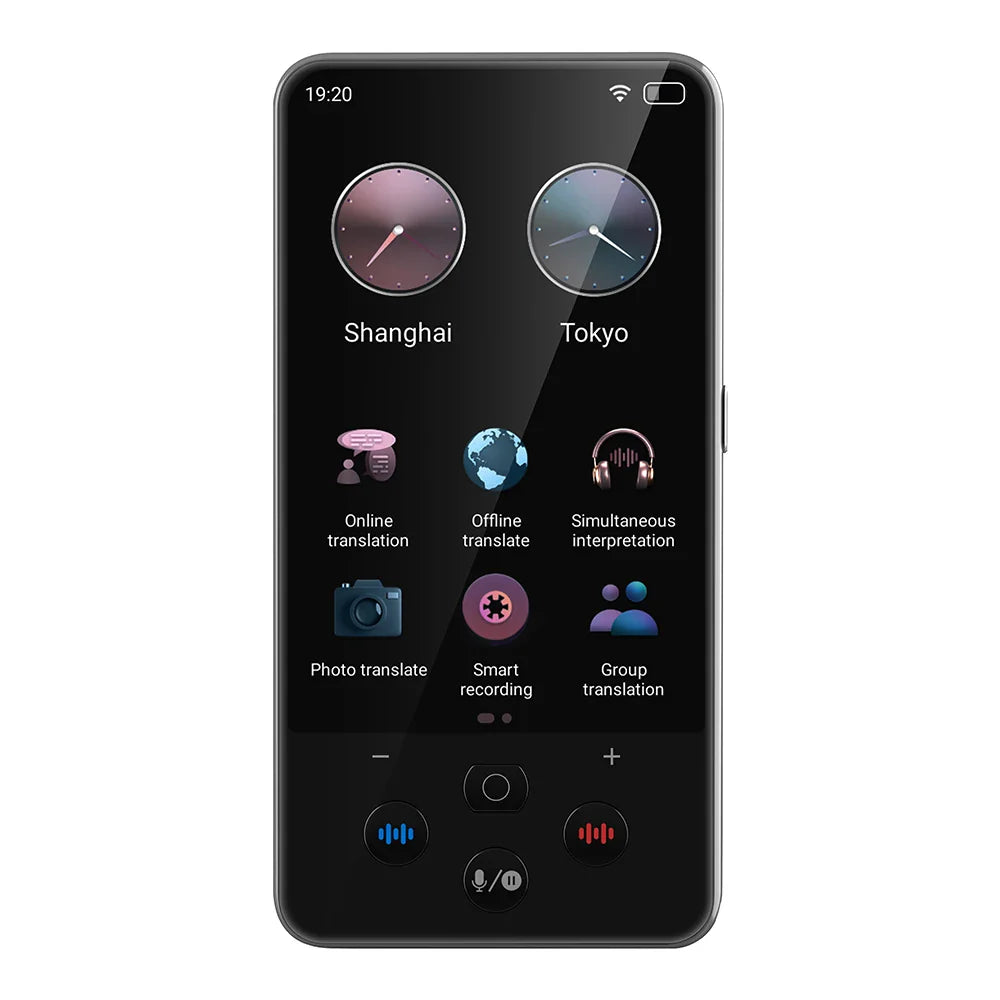 S85 Pro Language Translator Device - 138 Languages, 4-inch Screen, Voice & Video Recording, Offline Translation, 8GB Storage & 2000mAh Battery